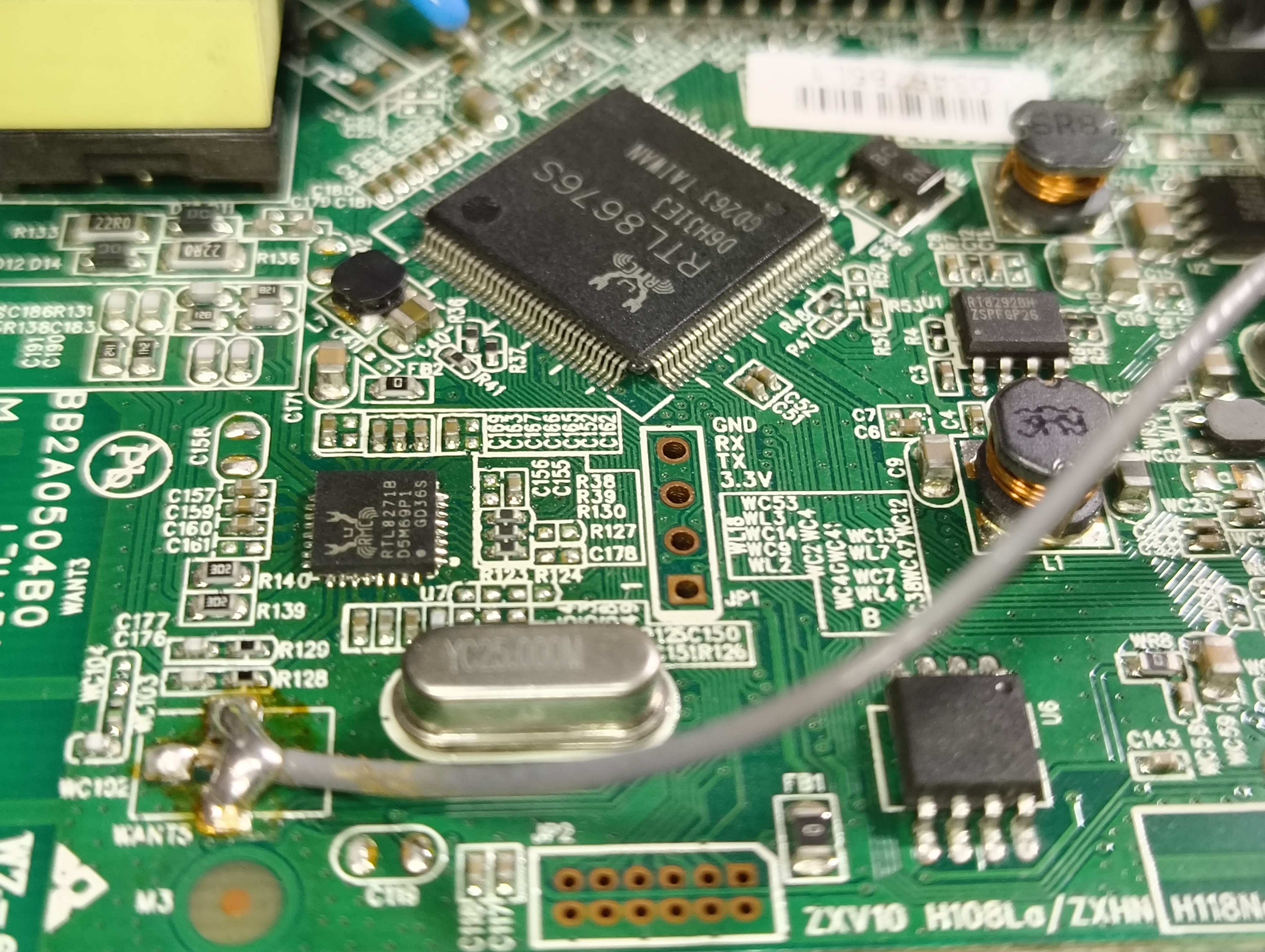 İşlemci ve çip yakın çekim