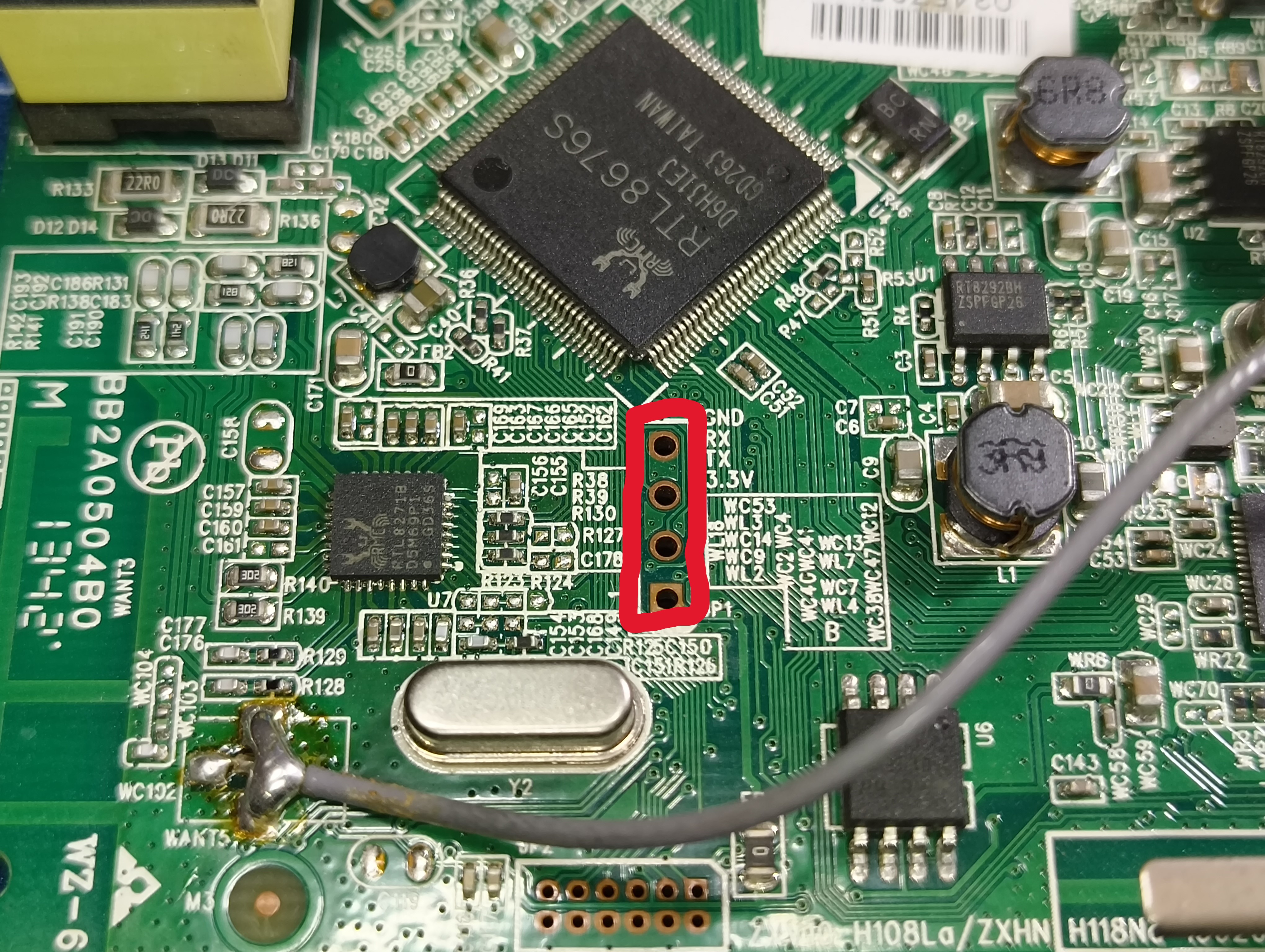 Anakart genel görünüm